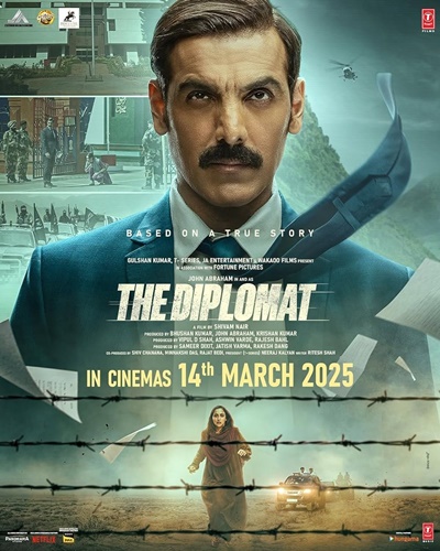 The Diplomat 2025 Hindi PreDVDRip 480p 400MB 720p 1GB